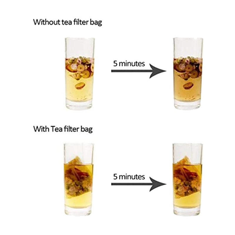 Coffee Leaves Tea - AT19-6000 แพ็คถุงกรองชา,ถุงชากระดาษทิ้งพร้อมสายรัดสําหรับชาใบหลวม,กาแฟ (สีธรรมชาติ,2.75X1.97 นิ้ว)
