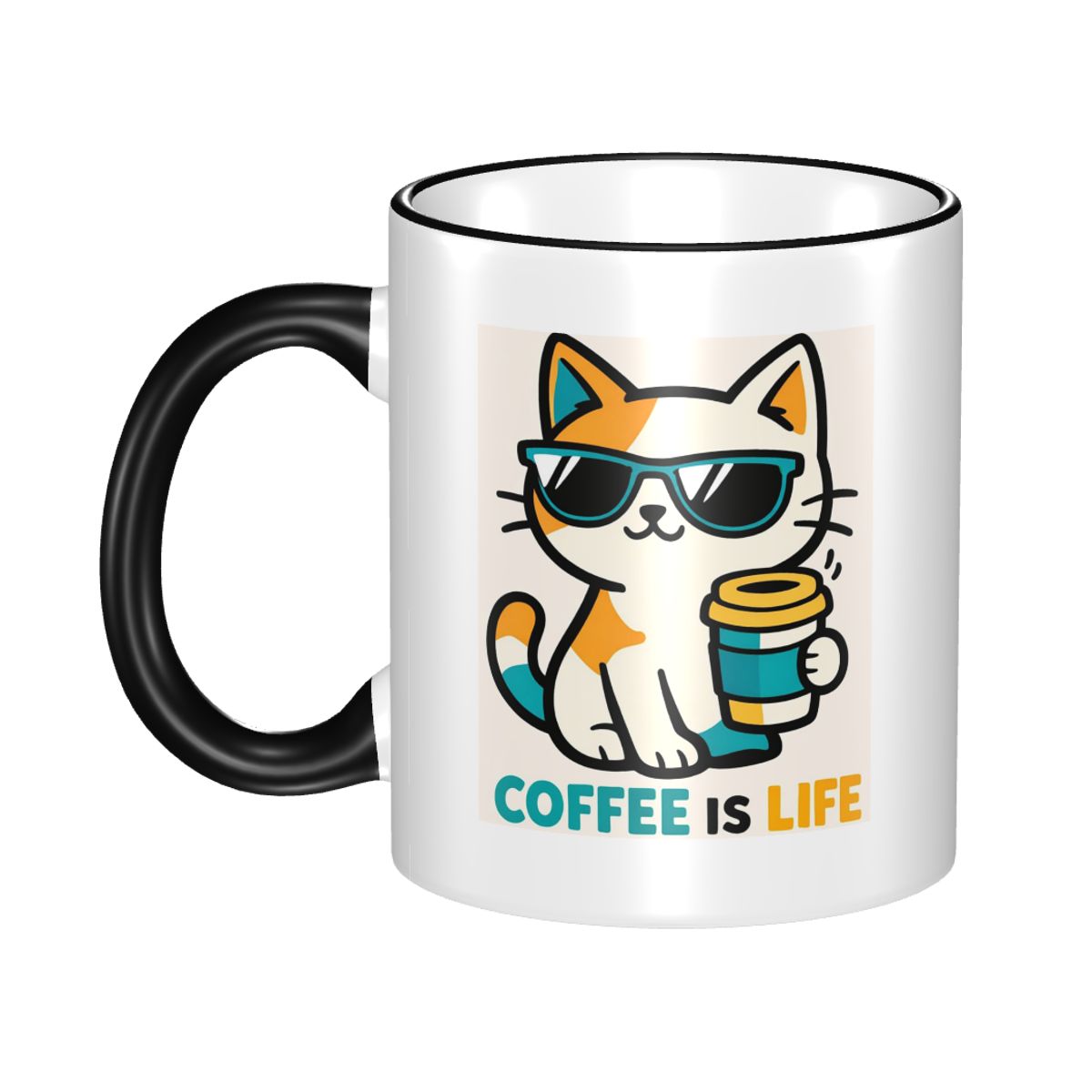 Morning Tea Coffee - แก้วกาแฟเซรามิกดีไซน์มินิมอล สำหรับคนรักกาแฟและยามเช้าแสนสบาย เหมาะสำหรับชา นม และเครื่องดื่มอื่นๆ ของขวัญสำหรับเพื่อน