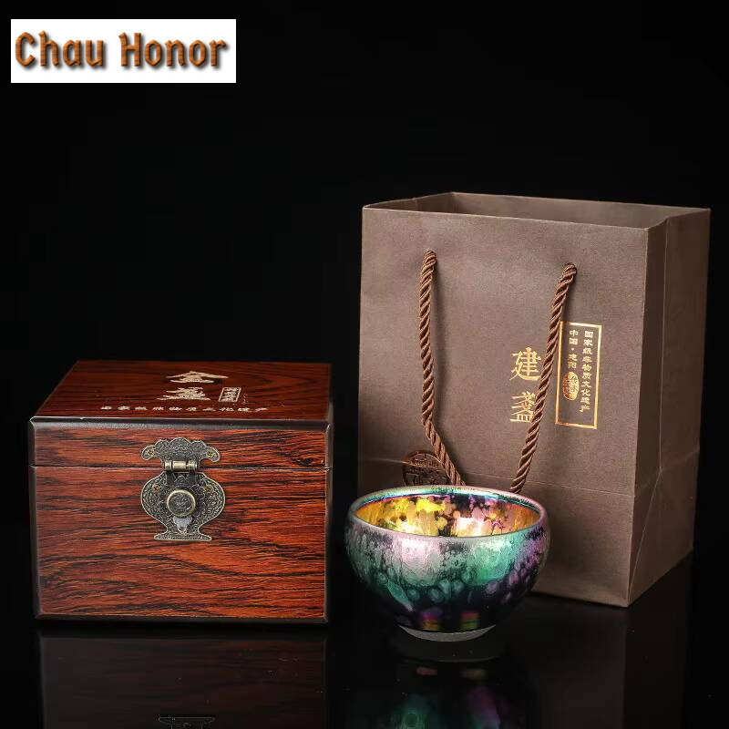 Coffee Tea Set Up - Boutique สีสัน Jianzhan เปลี่ยนเตาเผาถ้วยชามเซรามิค Master ครัวเรือน
