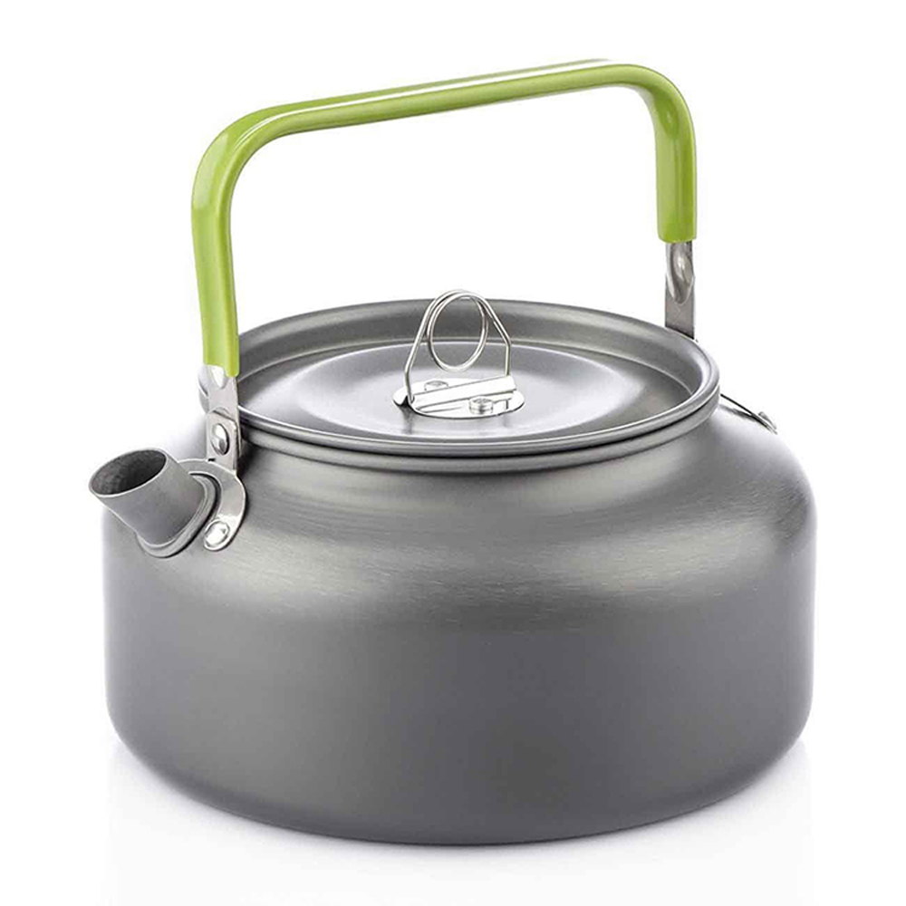 Tea Coffee Pot Set - แบบพกพากลางแจ้งกาต้มน้ําหม้อน้ํากาน้ําชากาแฟหม้อในร่มอลูมิเนียมชากาต้มน้ํากลางแจ้ง Camping Hiking ปิกนิกหม้อ
