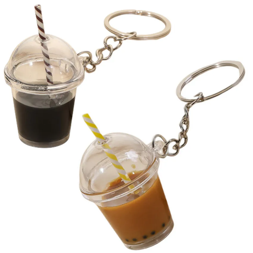 Coffee And Tea Lyrics - ถ้วยกาแฟผลไม้ชานมไข่มุกพวงกุญแจรูปการ์ตูนจำลองสำหรับผู้หญิงผู้ชายของขวัญเด็กๆ