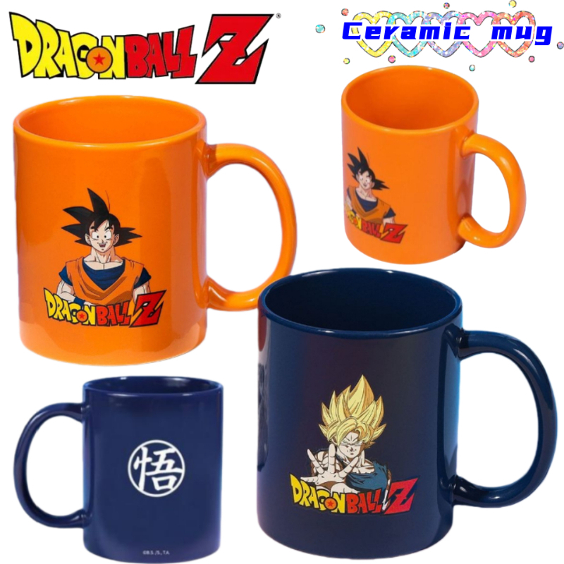 Coffee Tea Japan - แก้วเซรามิคลายการ์ตูนดราก้อนบอล ซุนโกคู บลูม่า น่ารัก ใช้ในบ้าน/ออฟฟิศ สำหรับดื่มชา/กาแฟยามบ่าย