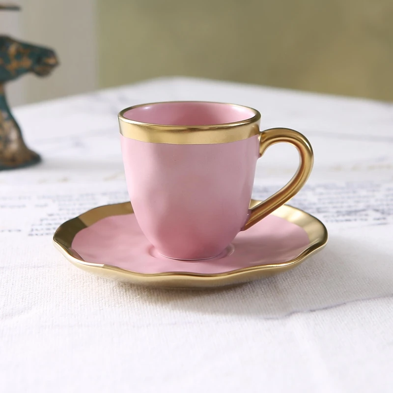 Coffee Tea Sugar Set - ชุดถ้วยกาแฟและจานเซรามิกเคลือบสีอิตาลี, ถ้วยเล็กรับประทานอาหาร, ถ้วยน้ําชาเล็กช่วงบ่าย, ถ้วยพิธีชงชา