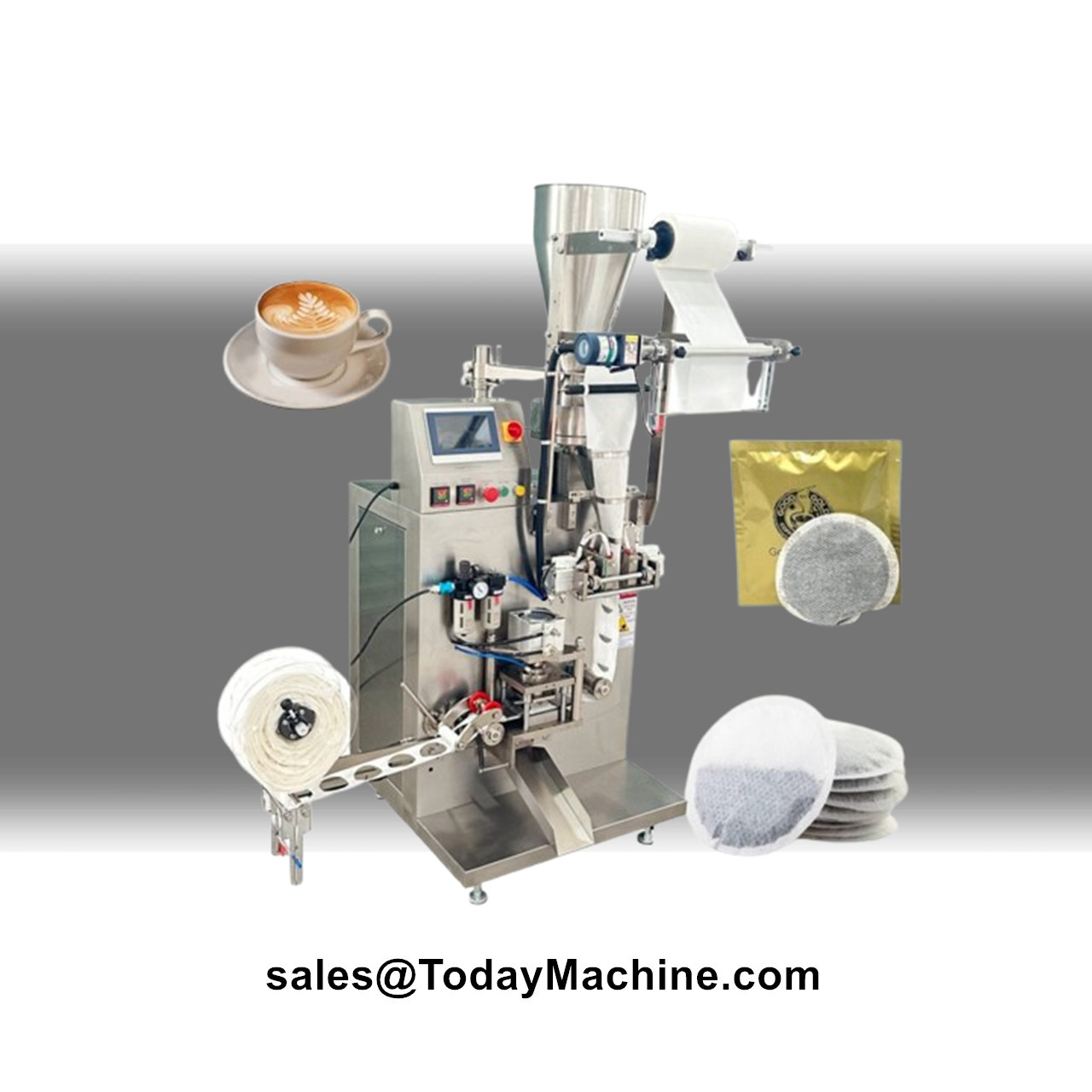 เครื่องบรรจุและแพ็คผงกาแฟแบบอั - Coffee Tea Machine บทวิจารณ์และราคา