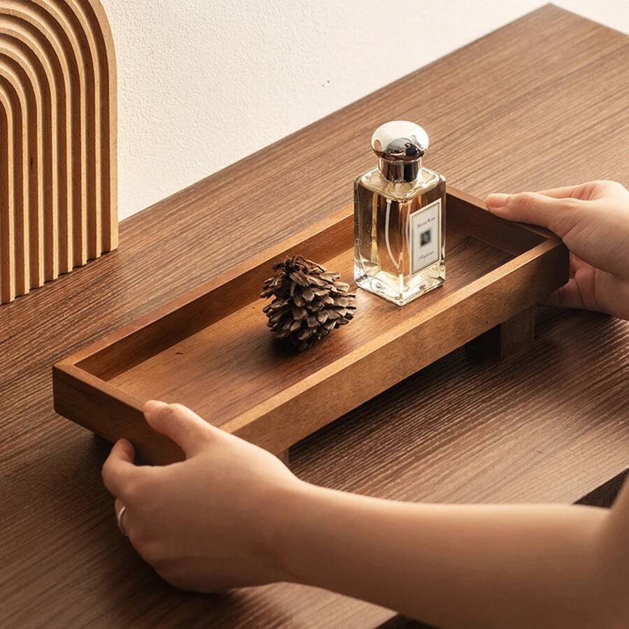 ถาดเสิร์ฟไม้สไตล์ญี่ปุ่นสำหรับ - Coffee Tea Japan บทวิจารณ์และราคา