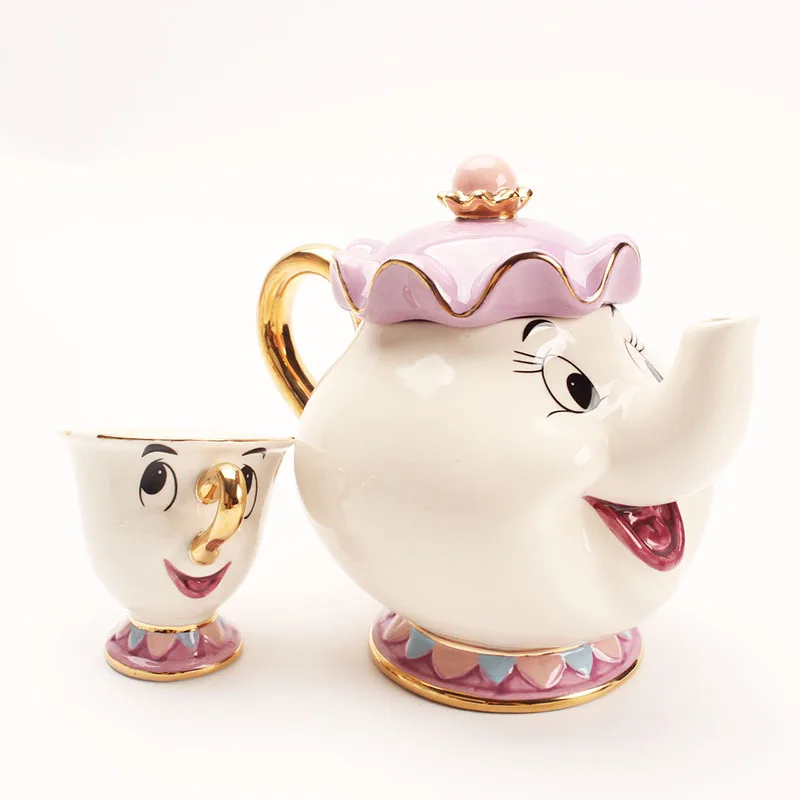 กาน้ำชาการ์ตูนใหม่ น่ารัก ลายบ - Tea Coffee Pot Set บทวิจารณ์และราคา