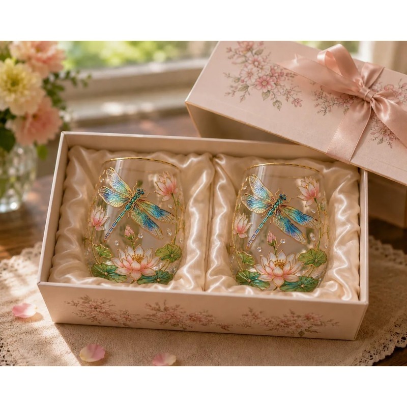 แก้วชาแก้วใสลายดอกไม้รูปนกฮัมม - Morning Tea Coffee บทวิจารณ์และราคา