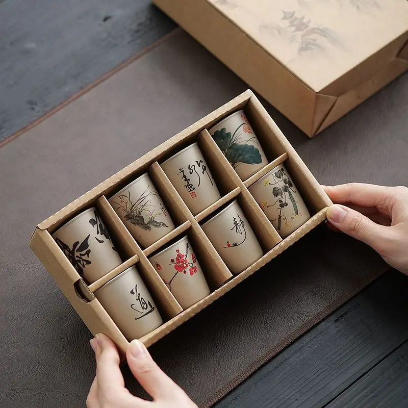 INS ใหม่เซรามิคหยาบ Teacup จีน - Coffee Tea Set Up บทวิจารณ์และราคา