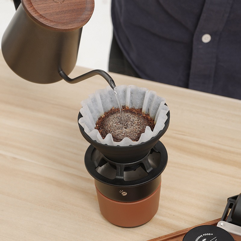 ตัวกรองกาแฟแบบพับได้แบบพกพาซิล - Tea Coffee Pot Set บทวิจารณ์และราคา