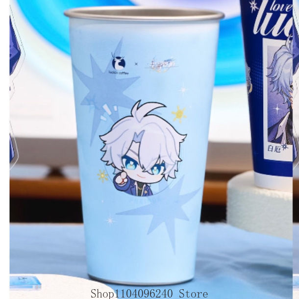 แก้วกาแฟอนิเมะ Honkai: Star Ra - Coffee And Tea Lyrics บทวิจารณ์และราคา