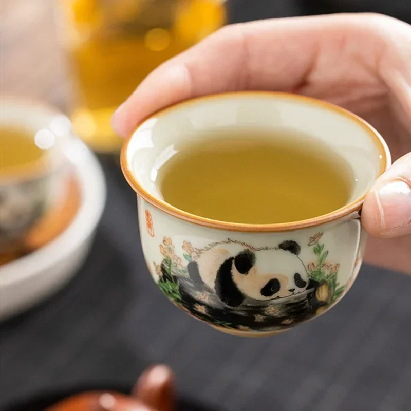 1 Pc ประเพณีจีน Ru เตาเผาเซราม - Coffee Tea Set Up บทวิจารณ์และราคา