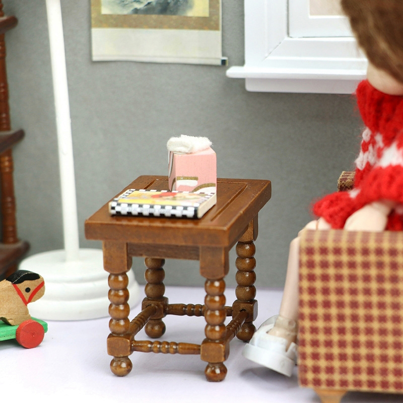 โต๊ะกลมจิ๋วสำหรับบ้านตุ๊กตา ขน - Coffee Tea บทวิจารณ์และราคา