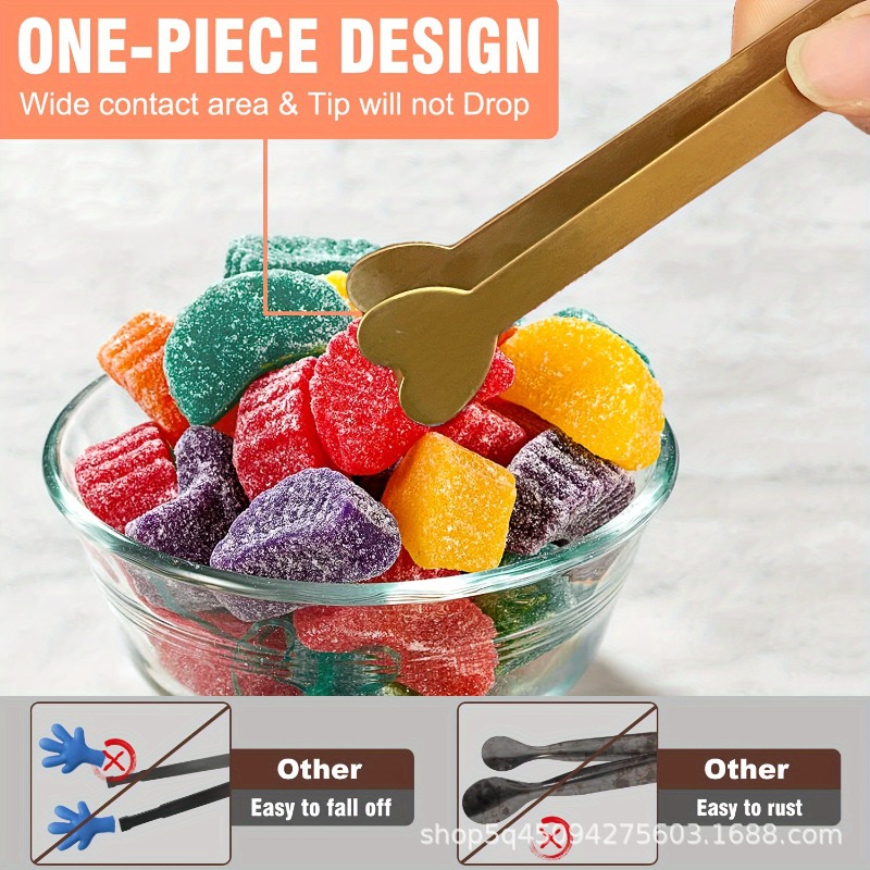 4/6PCS สแตนเลสสตีลรูปหัวใจมินิ - Coffee Tea Sugar Set บทวิจารณ์และราคา
