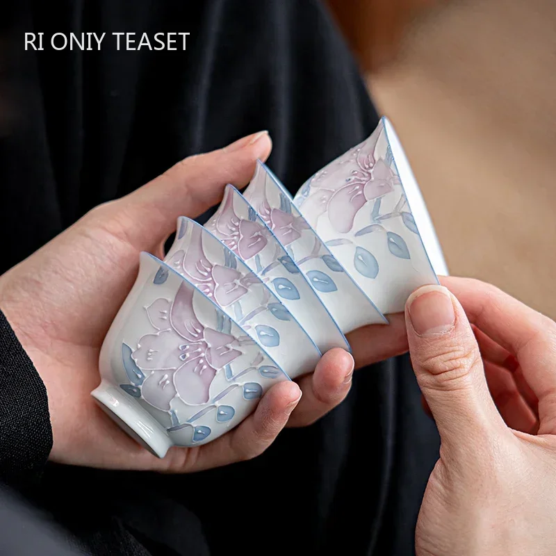 จีน High-end มือวาดเซรามิค Tea - Coffee Tea Set Up บทวิจารณ์และราคา