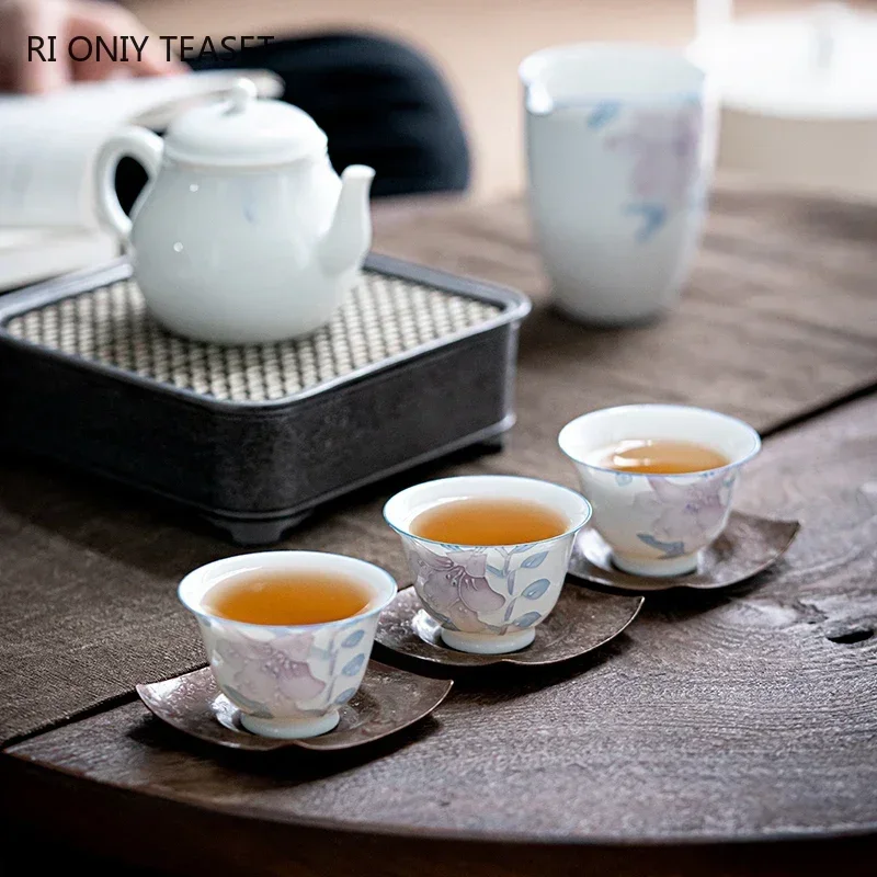 จีน High-end มือวาดเซรามิค Tea - Coffee Tea Set Up บทวิจารณ์และราคา