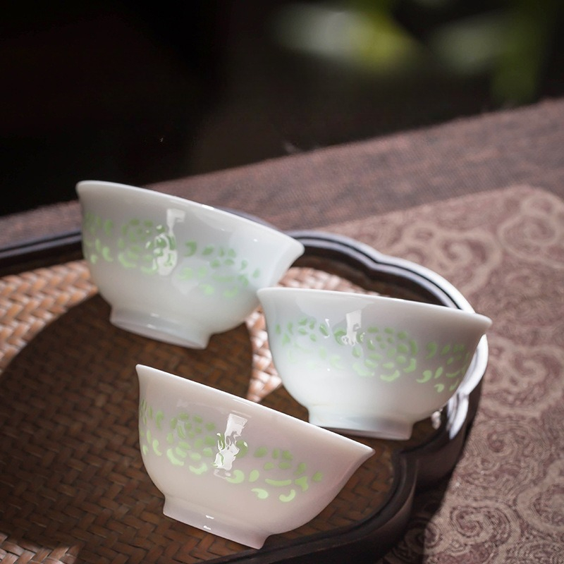 ชุดน้ำชาคุนฟูสีขาวล้วนแบบโปร่ง - Coffee Tea Set Up บทวิจารณ์และราคา
