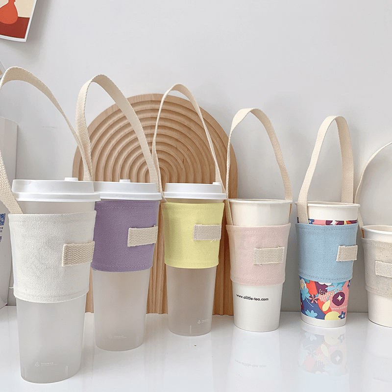 ชุดแก้วชานมพร้อมกระเป๋าผ้าแคนว - Coffee Tea Jar Set บทวิจารณ์และราคา