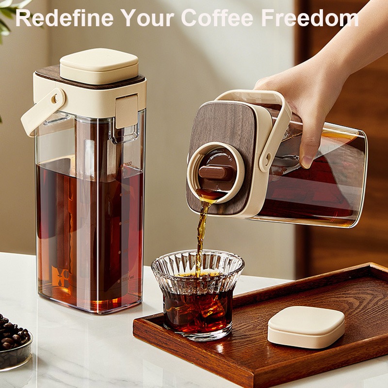 เหยือกชงกาแฟสกัดเย็นแบบปิดผนึก - Coffee Tea Brew บทวิจารณ์และราคา