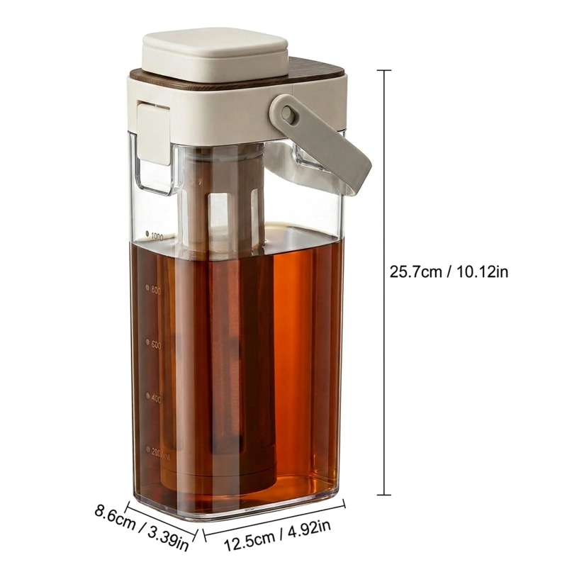 เหยือกชงกาแฟสกัดเย็นแบบปิดผนึก - Coffee Tea Brew บทวิจารณ์และราคา