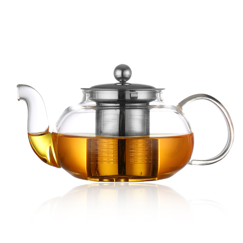 600/800ml กาน้ําชาแก้วทนความร้ - Coffee Tea Jar Set บทวิจารณ์และราคา
