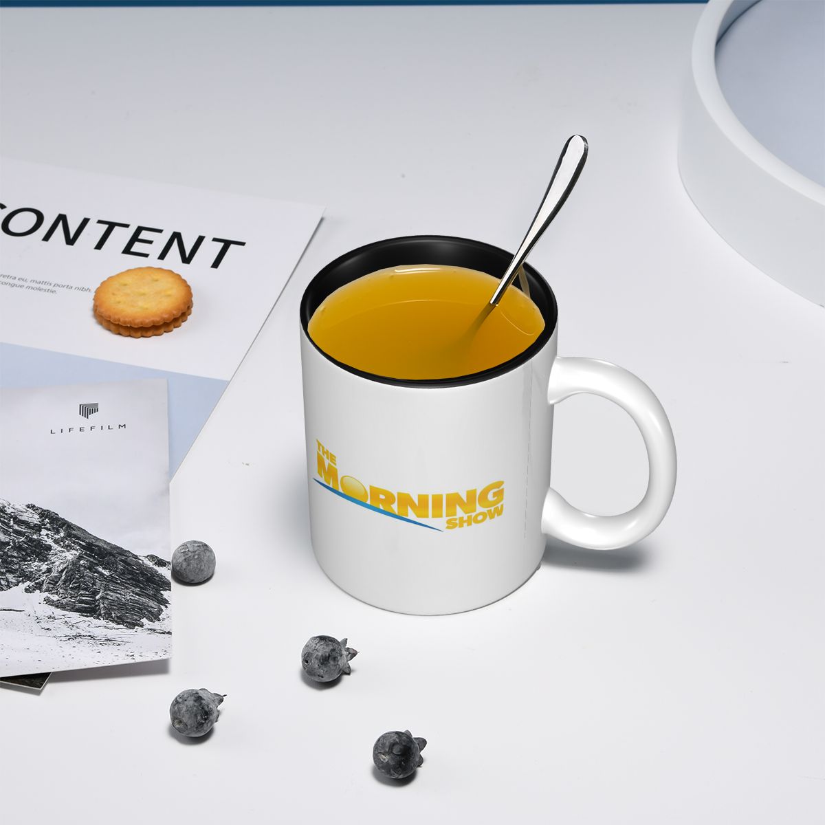 แก้วมัคเซรามิกลายโลโก้รายการเช - Morning Tea Coffee บทวิจารณ์และราคา