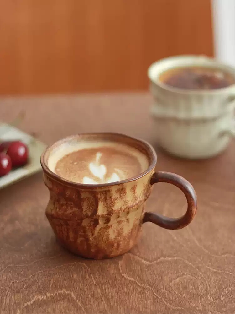 แก้วเซรามิกทำมือสไตล์วินเทจ รู - Morning Tea Coffee บทวิจารณ์และราคา