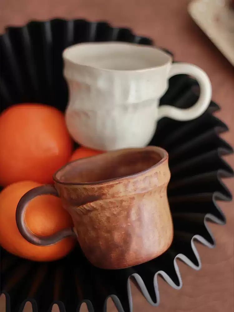 แก้วเซรามิกทำมือสไตล์วินเทจ รู - Morning Tea Coffee บทวิจารณ์และราคา