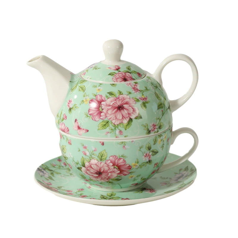 กาน้ำชาลายดอกไม้, หม้อกาแฟ, ชุ - Tea Coffee Pot Set บทวิจารณ์และราคา