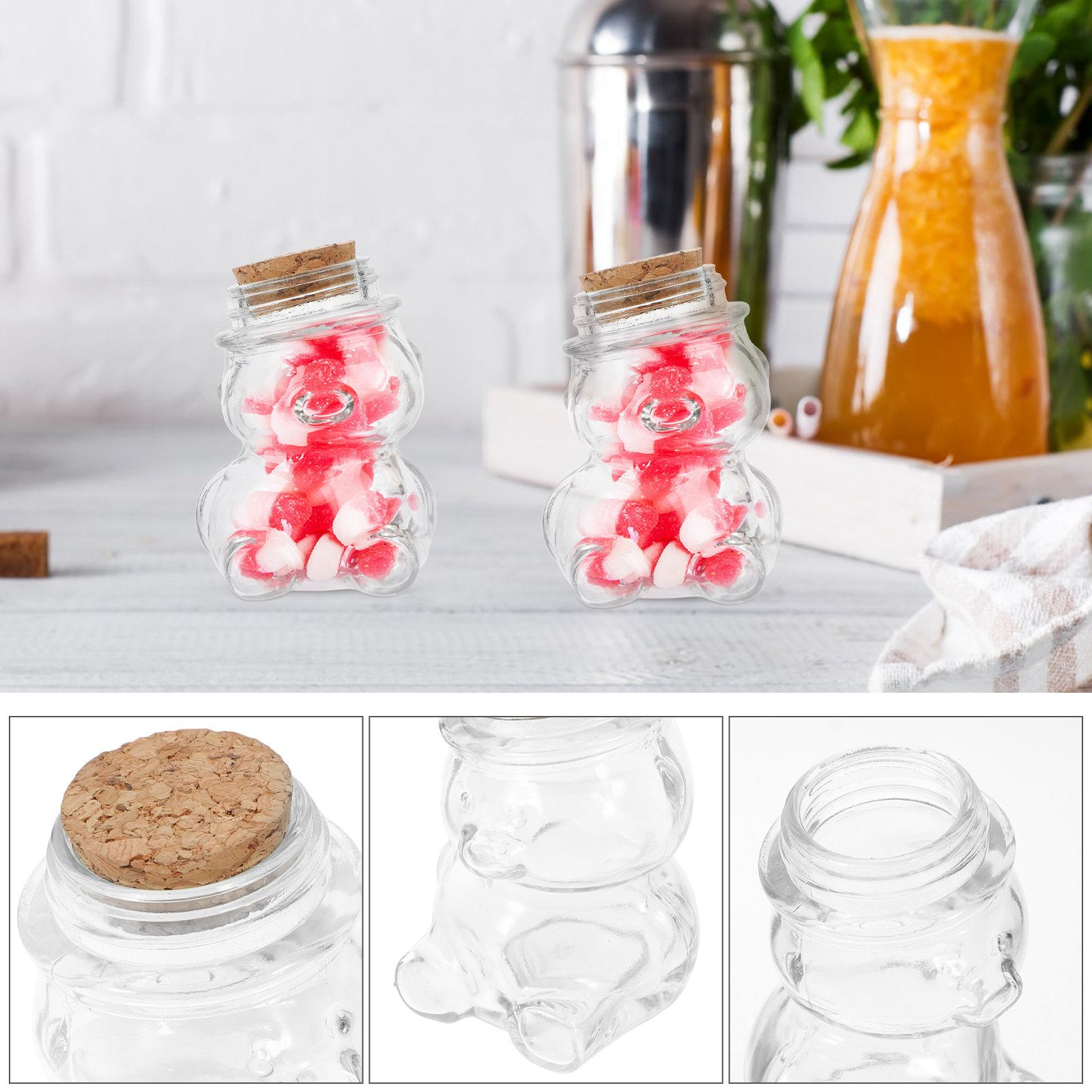 ชุดโหลแก้วใส 4 ชิ้น สำหรับเก็บ - Coffee Tea Jar Set บทวิจารณ์และราคา
