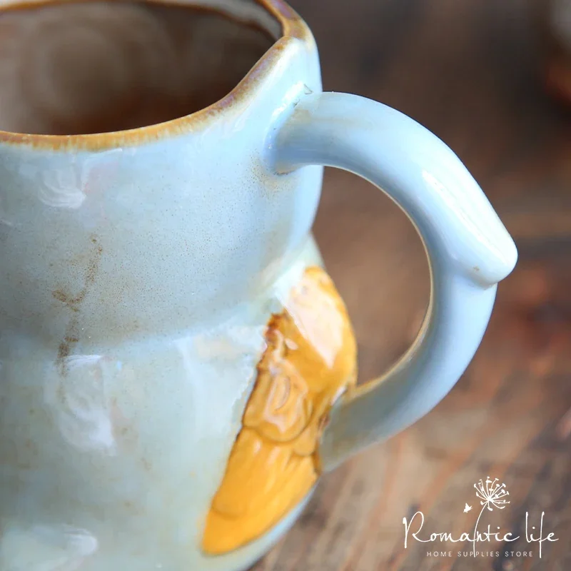 น่ารักนกฮูกการ์ตูนกาแฟ Drinkwa - Morning Tea Coffee บทวิจารณ์และราคา