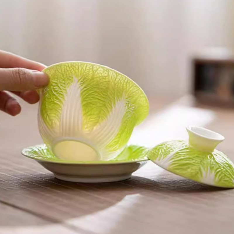 ชุดน้ำชาเซรามิกสีขาวลายกะหล่ำป - Coffee Tea Set Up บทวิจารณ์และราคา
