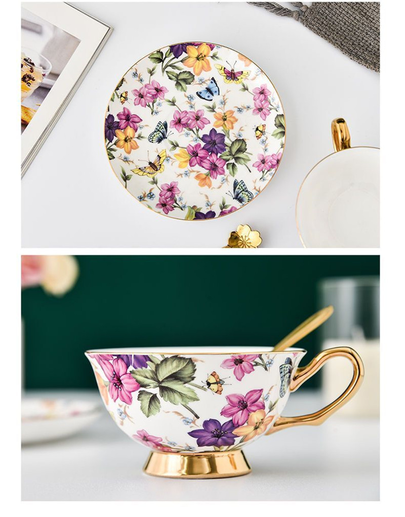 ชุดถ้วยกาแฟและจานรองพร้อมช้อน  - Coffee Tea Sugar Set บทวิจารณ์และราคา