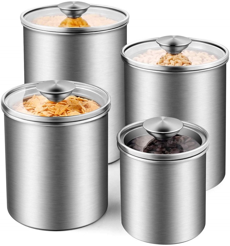 ชุดกระป๋องเก็บอาหารสแตนเลสสำหร - Coffee Tea Sugar Set บทวิจารณ์และราคา
