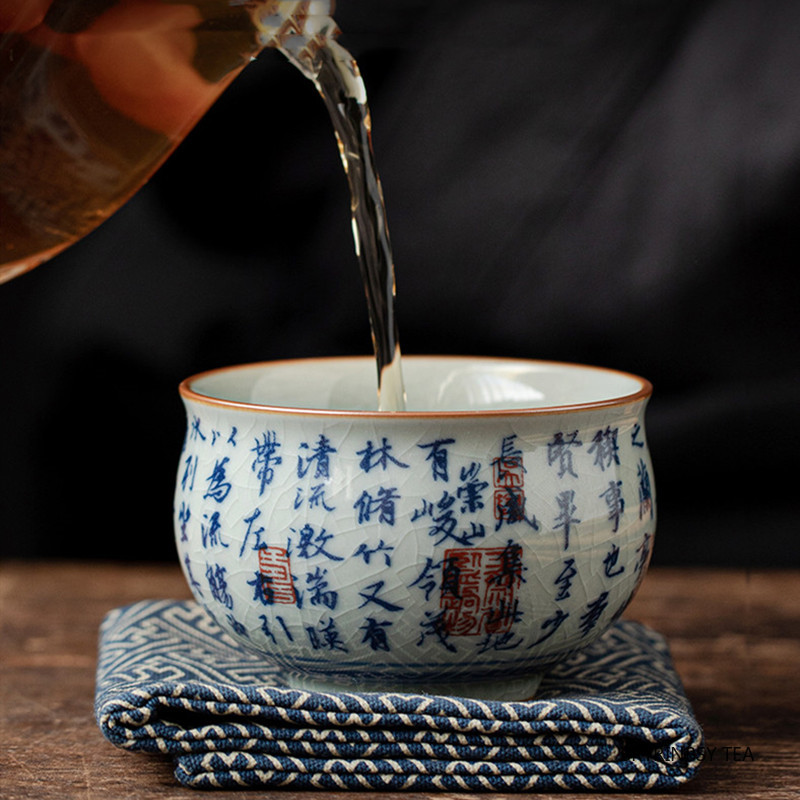 1 Pc ประเพณีจีนเซรามิคถ้วยชา H - Coffee Tea Set Up บทวิจารณ์และราคา
