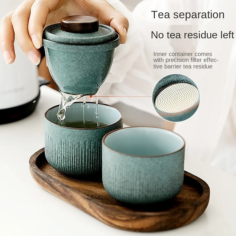 Travel Kung Fu ชุดชารถกลางแจ้ง - Tea Coffee Pot Set บทวิจารณ์และราคา