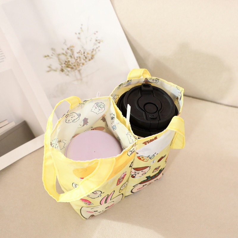 กระเป๋าใส่แก้วน้ำพับได้ลายชิคค - Coffee Tea Japan บทวิจารณ์และราคา