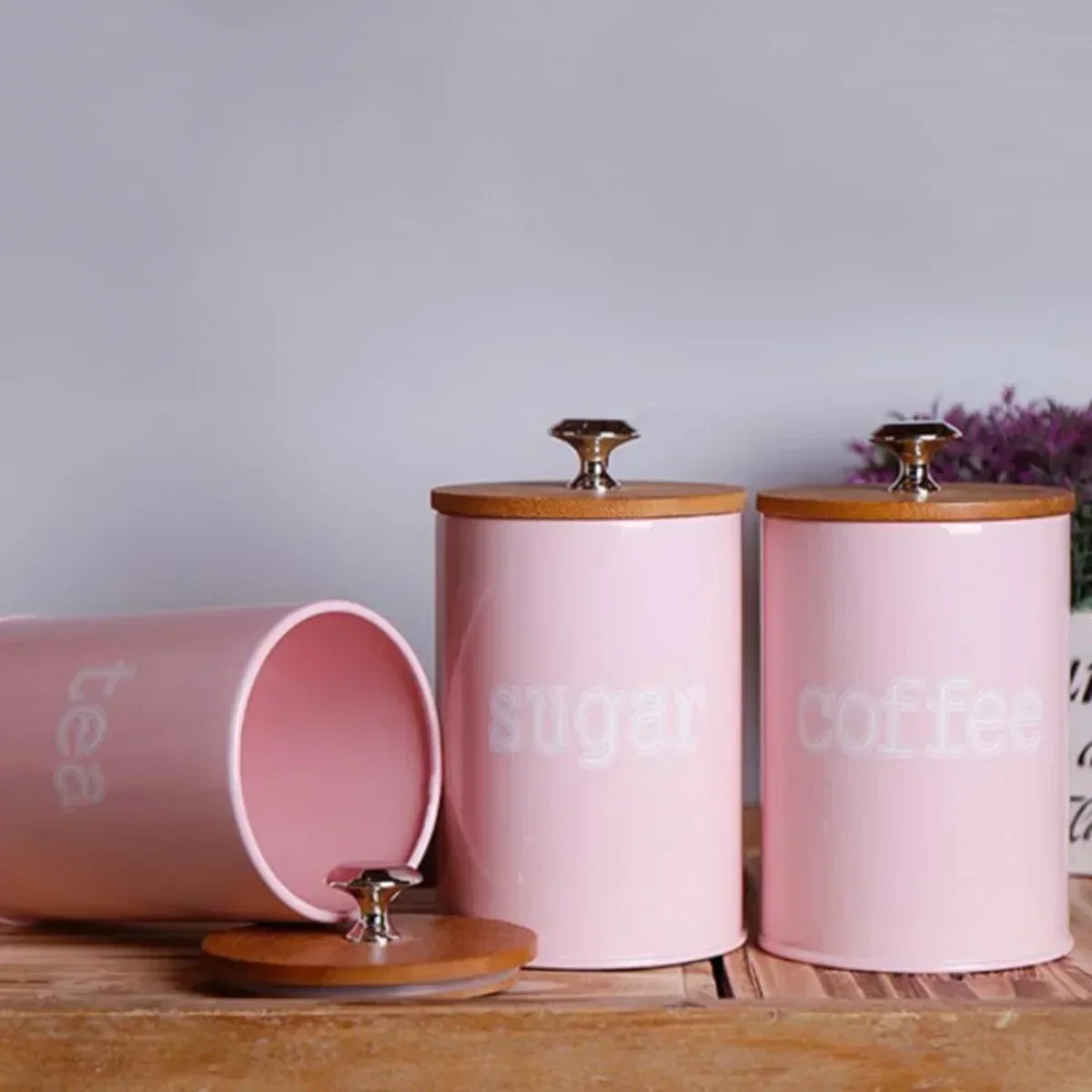 3 ชิ้น/เซ็ตชากาแฟน้ําตาลเก็บเค - Coffee Tea Jar Set บทวิจารณ์และราคา